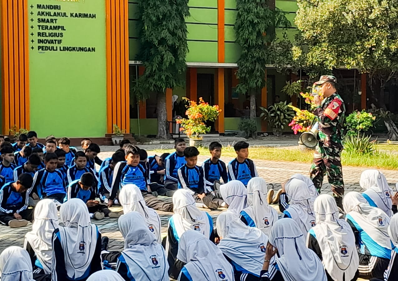 Giat MPLS, TNI bentuk Mental dan Karakter Siswa SMPN 3 Bojonegoro