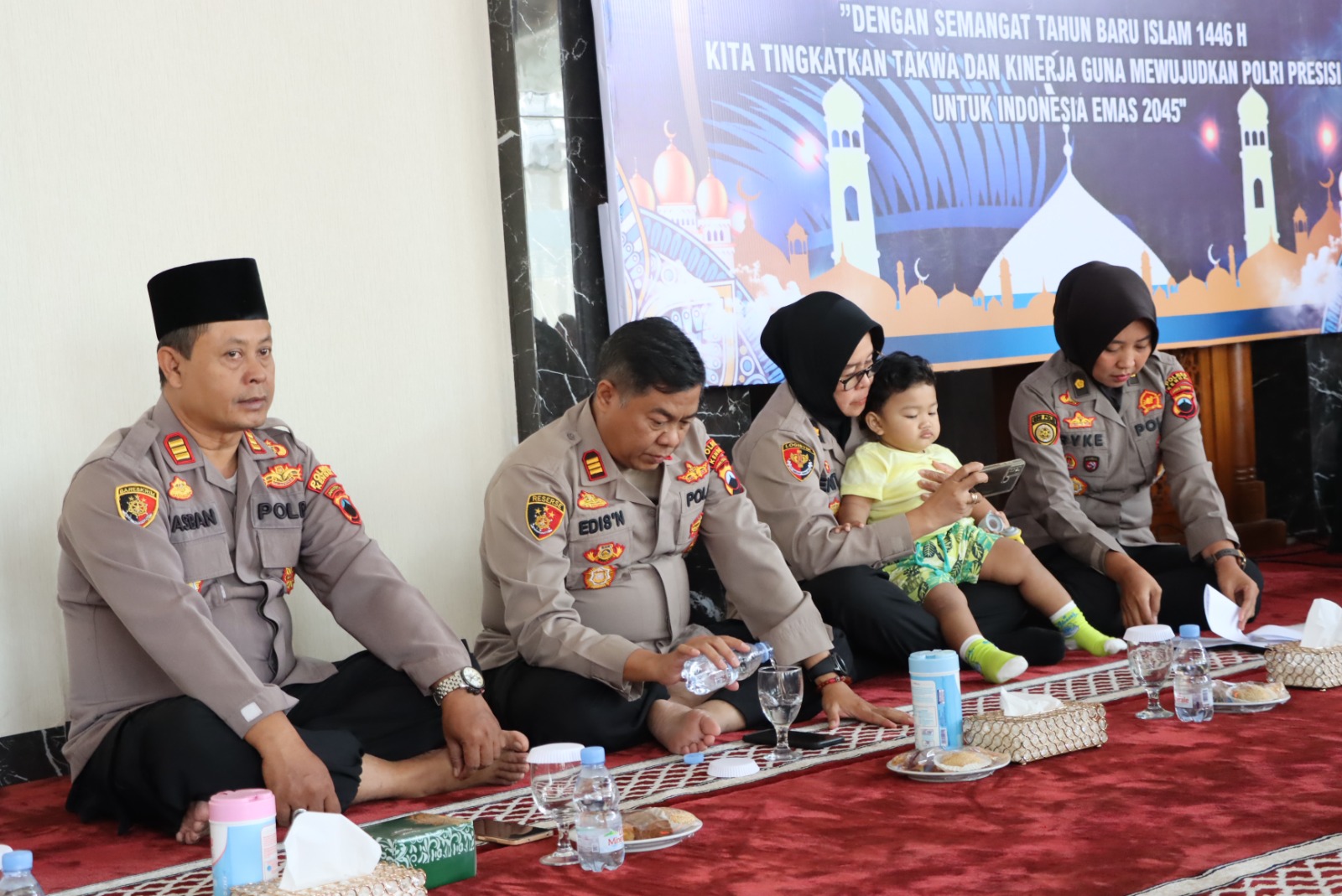 Polres Kendal Gelar Binrohtal Peringati Tahun Baru Islam 1 Muharram 1446 H/2024 M