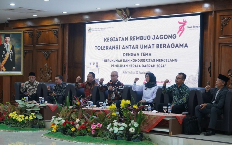 Rembug Jagong Toleransi Antar Umat Beragama Sukses di Salatiga